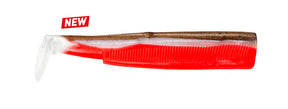 FIIISH BLACK MINNOW SILICONE ARTIFICIAL No.5 160mm 15gr-120gr (SET OF 3) - BM1346 (Red District)