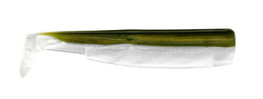 FIIISH BLACK MINNOW SILICONE ARTIFICIAL FISH No.3 120mm 6gr-50gr (SET OF 3) - BM003 (Kaki)